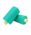 Polyester thread 1000m - Box of 6 pcs. - Water green color