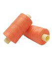 Polyester thread 1000m - Box of 6 pcs. - Cantaloupe color