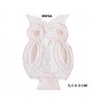 Owl drawing Thermoadhesive Sticker - 6 units - 2 Colors