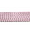 Sarga Ribbon 100% Baumwolle - Breite 3 cm - Rolle 25 Meter -   Rosa Farbstock farble