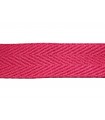 Sarga Ribbon 100% Baumwolle - Breite 3 cm - Rolle 25 Meter -  Rote Farbe