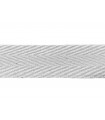 Sarga Ribbon 100% Baumwolle - Breite 3 cm - Rolle 25 Meter -  Farbe weiß