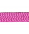 Sarga Ribbon 100% Coton - Largeur 3cm - Rouleau 25 mètres - Couleur fuchsia