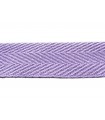 Sarga Ribbon 100% Cotton - Width 3cm - Roll 25 meters -  Lilac color