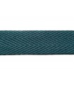 Sarga Ribbon 100% Cotton - Width 3cm - Roll 25 meters - Green Bottle color