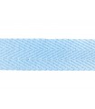Sarga Ribbon 100% Baumwolle - Breite 3 cm - Rolle 25 Meter - Baby blau