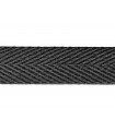 Sarga Ribbon 100% Baumwolle - Breite 3 cm - 25 Meter - Schwarz