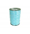 Schnur 100% Baumwolle 4mm - Grünliches Blau Farbe - Rolle 100m