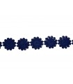 Guipure lace - piece width 3,5 cm - 3 colors - piece of 13,7 meters