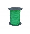 Elastic cord - Roll 100 mts. - Emerald green color