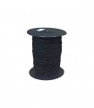 Elastic cord 1,5 mm - Roll 100 mts. - Black color