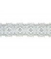 Guipure lace - piece width 2,2cm - White - piece of 50 meters