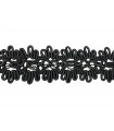 Rayon passementerie couleur noire - Pièce 25 mètres - 2,5 cm