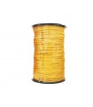 Schnur 100% Baumwolle - Gelb farbe - Rolle 100m