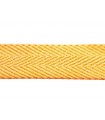 Sarga Ribbon 100% Coton - Largeur 3cm - Rouleau 25 mètres - Couleur jaune