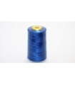 Cône fil de polyester 5000 m 40/2 - Bleu électrique (12 pcs.)