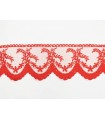 Embroidered Tulle - Width 7.5cm - Piece 8 meters - 3 colors