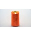 Cône fil de polyester 5 000 m 40/2 - Orange (12 pièces)