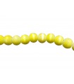 Perle de verre de 7 mm - Différentes couleurs - Fil de 40 cm