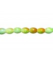 Marbled Glass Bead 12x8mm - Various Colors