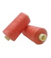Polyester thread 1000m - Box of 6 pcs. - Coral