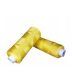 100% Viscose Basting Thread - 6 Spools of 50 grams - Yellow Color