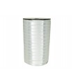 Double Side Satin Ribbon - 10mm - Roll 250 meters - Silver color
