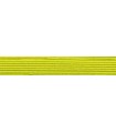 Goma Trenza Elástica - 6mm - Color Amarillo - Rollo 100 metros