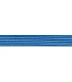 Goma Trenza Elástica - 6mm - Color Azul Claro - Rollo 100 metros