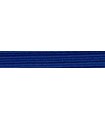 Caoutchouc tresse élastique - 6mm - Couleur bleu électrique - Rouleau 100 mètres