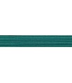 Caoutchouc tresse élastique - 6mm - Vert andalou - Rouleau 100 mètres