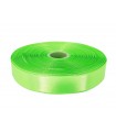 Double Side Satin Ribbon - 20mm - Roll 50 meters - Green lime color
