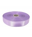 Double Side Satin Ribbon - 24mm - Roll 50 meters - Lilac color