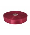 Double Side Satin Ribbon - 24mm - Roll 50 meters - Garnet color
