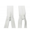 Invisible zipper 17cm YKK - White (pack of 20 and 100 units)