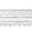 Guipure lace - piece width 10,5 cm - 5 colors - piece of 8.5 meters