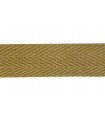 Sarga Ribbon 100% Coton - Largeur 3cm - Rouleau 25 mètres - Couleur Ocre
