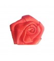 Rosa de tela color rojo - 1.6 x 1.6 cm (100 unidades)